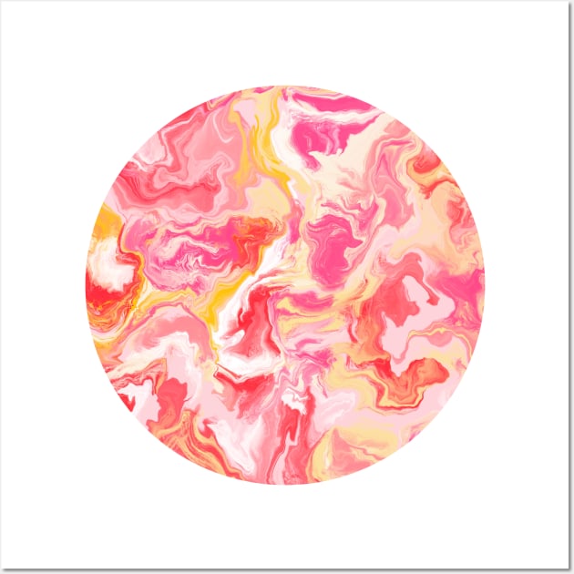 Summer Marbled Liquid Art Wall Art by NicSquirrell